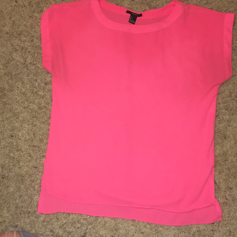 Hot pink nice tee